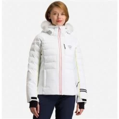 Rossignol Women's Rapide XP Jacket -Snow Warm Clothing fw23 rossignol rapidexp jacket white front