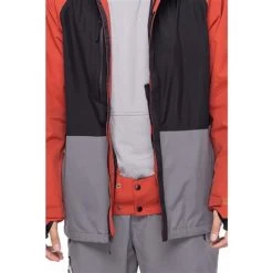 686 Men's GTX Core Shell Jacket -Snow Warm Clothing fw23 686 mensgtxcoreshelljacket brickredcolorblock 6