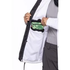 686 Men's Waterproof Coaches Jacket -Snow Warm Clothing fw23 686 menswaterproofcoachesjacket white 6