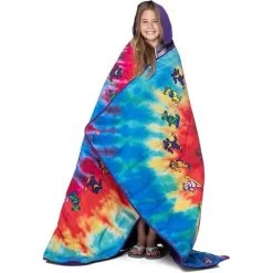 686 Waterproof Hooded Puffer Blanket -Snow Warm Clothing fw23 686 waterproofhoodedpufferblanket gratefuldeadpurpletiedye 4