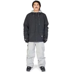 DC Shoes Men's Bandwidth Jacket -Snow Warm Clothing fw23 dc mensbandwidthjacket black 5