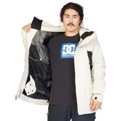 DC Shoes Men's Command 45K Jacket -Snow Warm Clothing fw23 dc menscommand45kjacket pelican 4