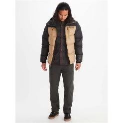 Marmot Men's Guides Down Hoody -Snow Warm Clothing fw23 marmot mensguidesdownhoody shetlandblack 3