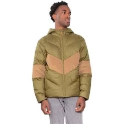 Obermeyer Men's Breton Down Jacket -Snow Warm Clothing fw23 obermeyer mensbretondownjacket tundra