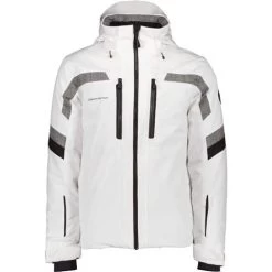 Obermeyer Men's Chroma Jacket -Snow Warm Clothing fw23 obermeyer menschromajacket white 5