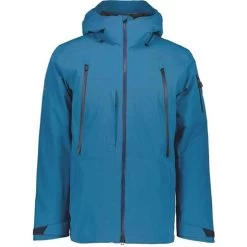 Obermeyer Men's Highlands Shell Jacket 32 Obermeyer Men's Highlands Shell Jacket -Snow Warm Clothing fw23 obermeyer menshighlandsshelljacket blueagave 6