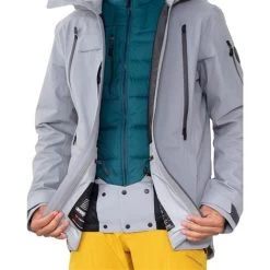 Obermeyer Men's Highlands Shell Jacket 36 Obermeyer Men's Highlands Shell Jacket -Snow Warm Clothing fw23 obermeyer menshighlandsshelljacket shale 4