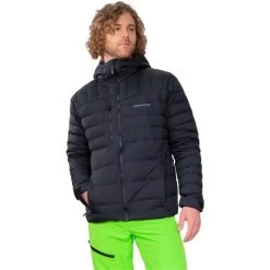 Obermeyer Men's Klaus Down Hoody -Snow Warm Clothing fw23 obermeyer mensklausdownhoody black 1