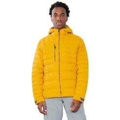 Obermeyer Men's Klaus Down Hoody -Snow Warm Clothing fw23 obermeyer mensklausdownhoody goldenhour 1