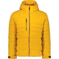 Obermeyer Men's Klaus Down Hoody -Snow Warm Clothing fw23 obermeyer mensklausdownhoody goldenhour 6