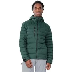 Obermeyer Men's Klaus Down Hoody -Snow Warm Clothing fw23 obermeyer mensklausdownhoody nightops 1