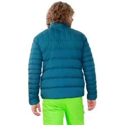 Obermeyer Men's Klaus Down Jacket -Snow Warm Clothing fw23 obermeyer mensklausdownjacket blueagave 2
