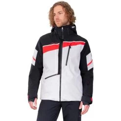 Obermeyer Men's Kodiak Jacket -Snow Warm Clothing fw23 obermeyer menskodiakjacket white 1