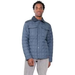 Obermeyer Men's Wilder Down Shirt -Snow Warm Clothing fw23 obermeyer menswilderdownshirt rawindigo