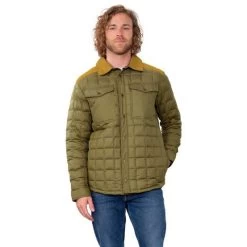 Obermeyer Men's Wilder Down Shirt -Snow Warm Clothing fw23 obermeyer menswilderdownshirt tundra