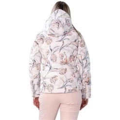Obermeyer Women's Devon Down Jacket -Snow Warm Clothing fw23 obermeyer womensdevondownjacket gaiasfloral 2