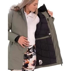 Obermeyer Women's Sojourner Down Jacket -Snow Warm Clothing fw23 obermeyer womenssojournerdownjacket prophecy 4