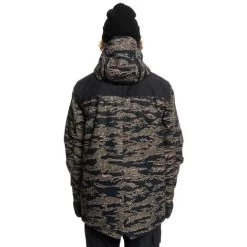 Quiksilver Men's Fairbanks Jacket 18 Quiksilver Men's Fairbanks Jacket -Snow Warm Clothing fw23 quiksilver mensfairbanksjacket grapeleaftigercamo 2