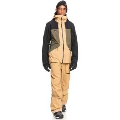 Quiksilver Men's Forever Stretch Gore-Tex Jacket -Snow Warm Clothing fw23 quiksilver mensforeverstretchgoretexjacket tannin 3
