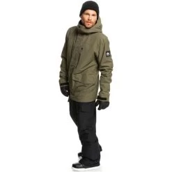 Quiksilver Men's Mission 3-in-1 Jacket -Snow Warm Clothing fw23 quiksilver mensmission3in1jacket grapeleaf 4