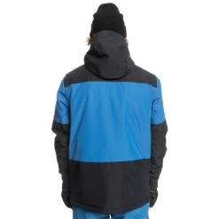 Quiksilver Men's Mission Block Jacket -Snow Warm Clothing fw23 quiksilver mensmissionblockjacket trueblack 2