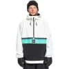 Quiksilver Men's Steeze Jacket -Snow Warm Clothing fw23 quiksilver menssteezejacket snowwhite 1