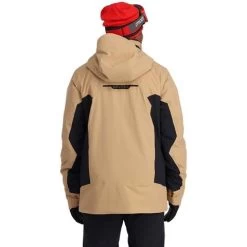 Spyder Men's Avid Jacket -Snow Warm Clothing fw23 spyder mensavidjacket tanninblack 2