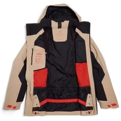 Spyder Men's Avid Jacket -Snow Warm Clothing fw23 spyder mensavidjacket tanninblack 5