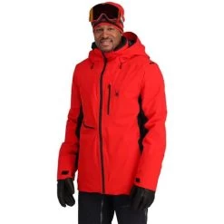 Spyder Men's Avid Jacket -Snow Warm Clothing fw23 spyder mensavidjacket volcanoblack 1