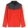 Spyder Men's Leader Graphene Jacket -Snow Warm Clothing fw23 spyder mensleadergraphenehalfzip volcano 1