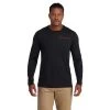 Spyder Men's Logo Tech Long Sleeve T-Shirt -Snow Warm Clothing fw23 spyder menslogotechlongsleevetshirt black 1