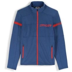 Spyder Men's Speed Full Zip Fleece Jacket 11 Spyder Men's Speed Full Zip Fleece Jacket -Snow Warm Clothing fw23 spyder mensspeedfullzipfleecejacket abyssvolcano 3