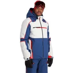 Spyder Men's Titan GTX Jacket -Snow Warm Clothing fw23 spyder menstitangtxjacket glacierabyss 1