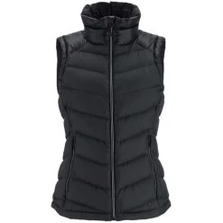 Spyder Women's Timeless Down Vest -Snow Warm Clothing fw23 spyder womenstimelessdownvest black 3