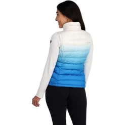 Spyder Women's Timeless Down Vest -Snow Warm Clothing fw23 spyder womenstimelessdownvest defrostcollegiate 2