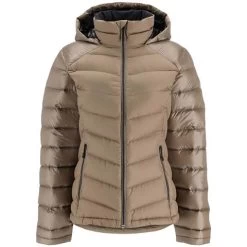 Spyder Women's Timeless Hoodie Down Jacket -Snow Warm Clothing fw23 spyder womenstimelesshoodiedownjacket cashmere 3