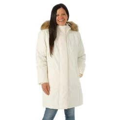 The North Face Women's Arctic Parka -Snow Warm Clothing fw23 tnf womensarcticparka white model1