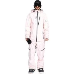 Volcom Men's Guch Stretch Gore Jacket -Snow Warm Clothing fw23 volcom mensguchstretchgorejacket partypink 3