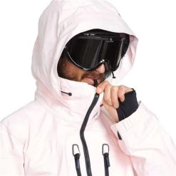 Volcom Men's Guch Stretch Gore Jacket -Snow Warm Clothing fw23 volcom mensguchstretchgorejacket partypink 5
