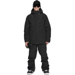 Volcom Men's L Ins Gore-Tex Jacket -Snow Warm Clothing fw23 volcom menslinsulatedgoretexjacket black 3