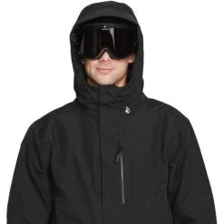 Volcom Men's L Ins Gore-Tex Jacket -Snow Warm Clothing fw23 volcom menslinsulatedgoretexjacket black 4