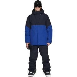 Volcom Men's L Ins Gore-Tex Jacket -Snow Warm Clothing fw23 volcom menslinsulatedgoretexjacket darkblue 3