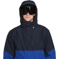 Volcom Men's L Ins Gore-Tex Jacket -Snow Warm Clothing fw23 volcom menslinsulatedgoretexjacket darkblue 4