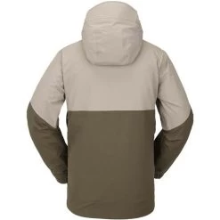 Volcom Men's L Ins Gore-Tex Jacket -Snow Warm Clothing fw23 volcom menslinsulatedgoretexjacket darkkhaki 2