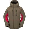 Volcom Men's TDS 2L Gore-Tex Jacket -Snow Warm Clothing fw23 volcom menstds2lgoretexjacket darkteak 1
