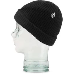 Volcom Sweep Lined Beanie -Snow Warm Clothing fw23 volcom sweeplinedbeanie black