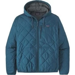 Patagonia Men's Diamond Quilted Bomber Hoody -Snow Warm Clothing patagonia quiltbombhoodm blue 2223fw